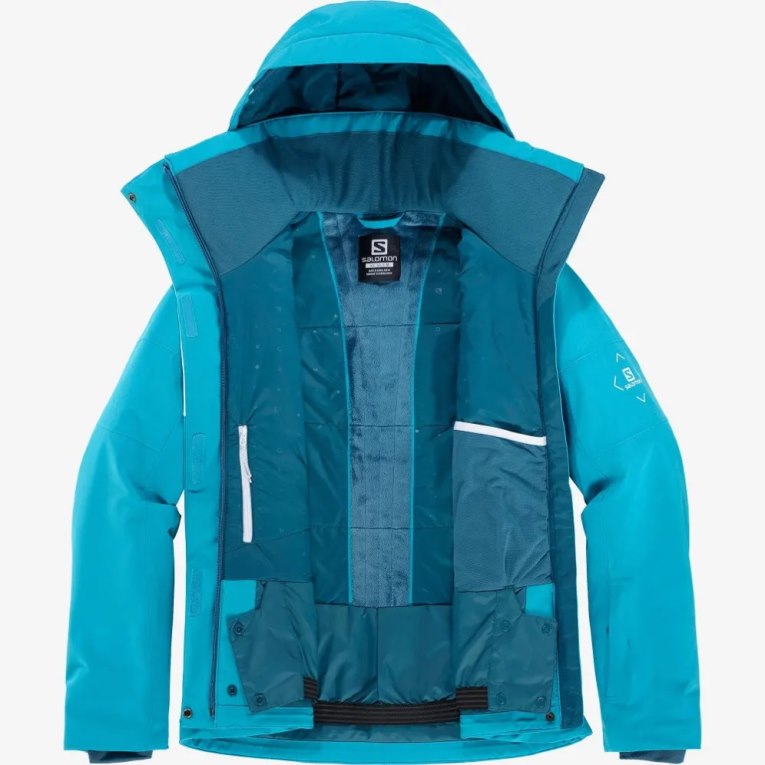 Turquoise Salomon Speed Women's Insulated Jackets | IE CG1903